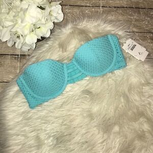 NEW Volcom Love & Haight U-Wire Bikini Top